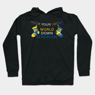 World Down Syndrome Rock Your Socks Awareness Men Women Kids Hoodie